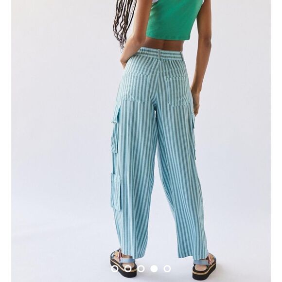 Urban Outfitters Striped Cargo Pants - Picture 3 of 10